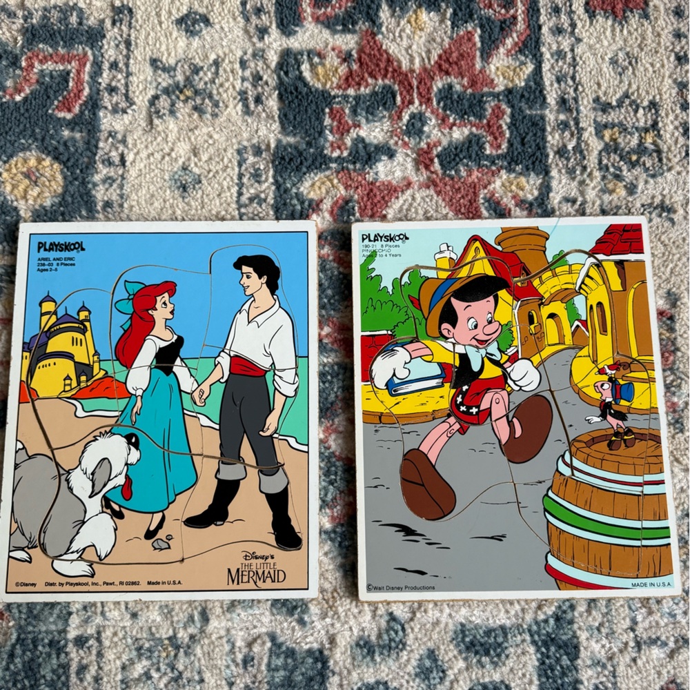 Playskool vintage puzzles